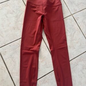Lululemon Athletica Red Leggings